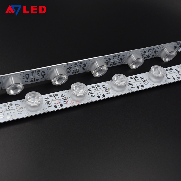 28.8w high power led linear strip light 12v smd 3030 led bar with lens