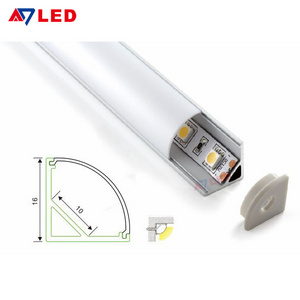 Shenzhen factory recessed corner ceiling step surface mount led aluminum profile for led strip light