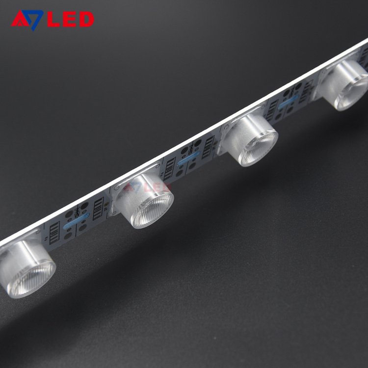 28.8w high power led linear strip light 12v smd 3030 led bar with lens