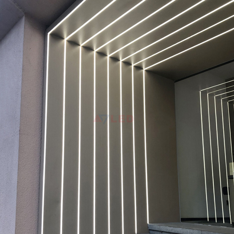 LED aluminum hard bar Light U/V Shaped for 2835 led strip 12V milky/transparent aluminum profiles for decorations