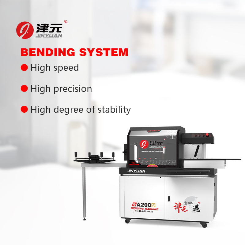 Jinyuan A200 exclusive customized servo maquina curvadora de letras de canal cnc channelume letter bending machine