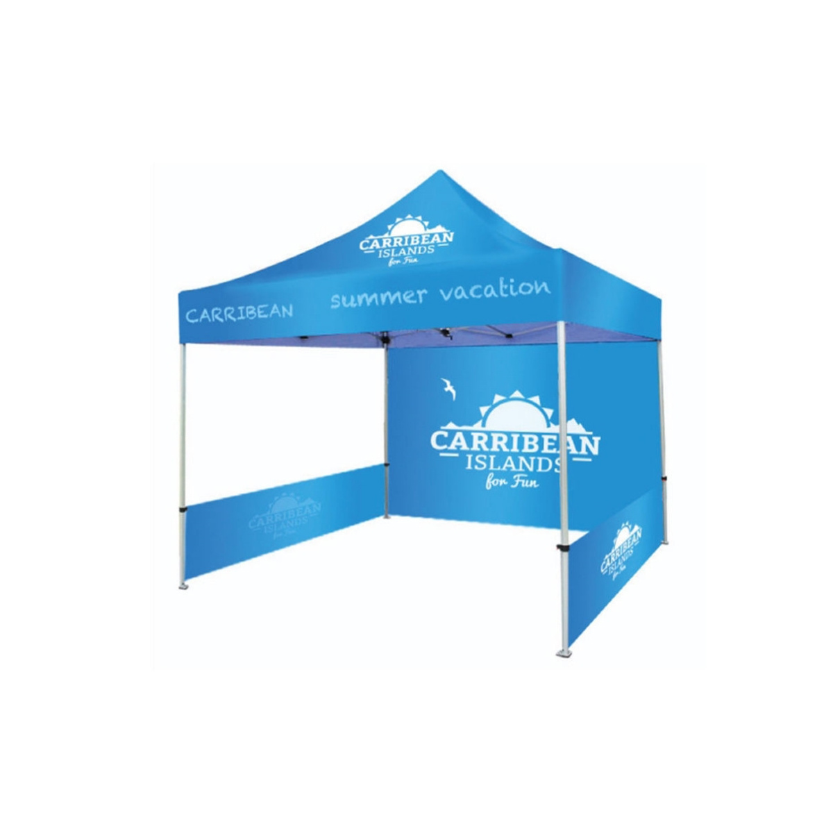 Spot Product Custom Design Folding Tents 40*40mm Hexagon Frame 10X10ft Pop Up Canopy Tent Market Advertising Outdoor Gazebo