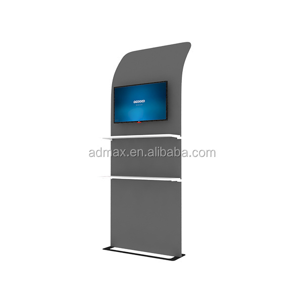 Stock available aluminum custom logo TE-19F-BW33004 model printing 3x3 size exhibition stand trade show 10x10 display booth