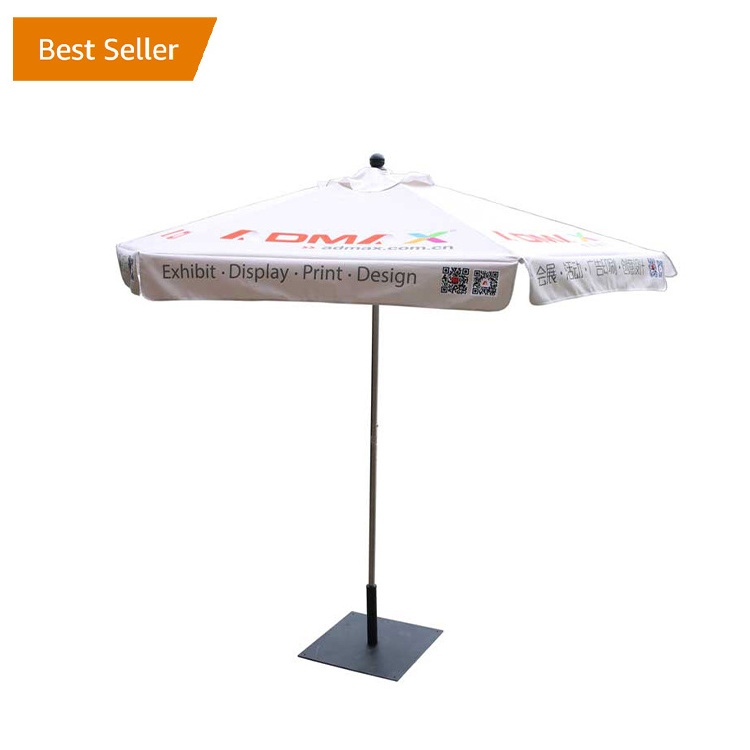 China high quality 7.5ft 9ft advertising beach garden outdoor parasol patriosquare umbrella custom printed market beach umbrella