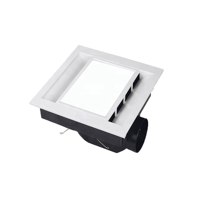 Proyum Ceiling Mounted Exhaust Fan With LED Fashion Square Bathroom Ventilation Fan