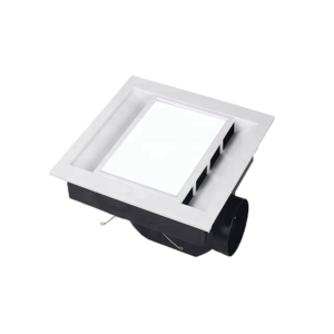 Proyum Ceiling Mounted Exhaust Fan With LED Fashion Square Bathroom Ventilation Fan