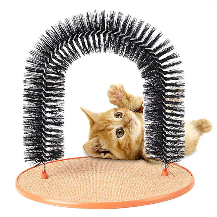 Pet Cat Rubbing Device Arch Massage Brush Antipruritic Rubbing Hair Device Cat Brush Rubbing Hair Brush