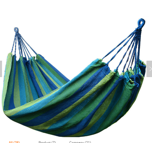 Cheap Portable Outdoor Hammock Garden Sports Home Travel Camping Swing Canvas Stripe Hang Bed Hammock