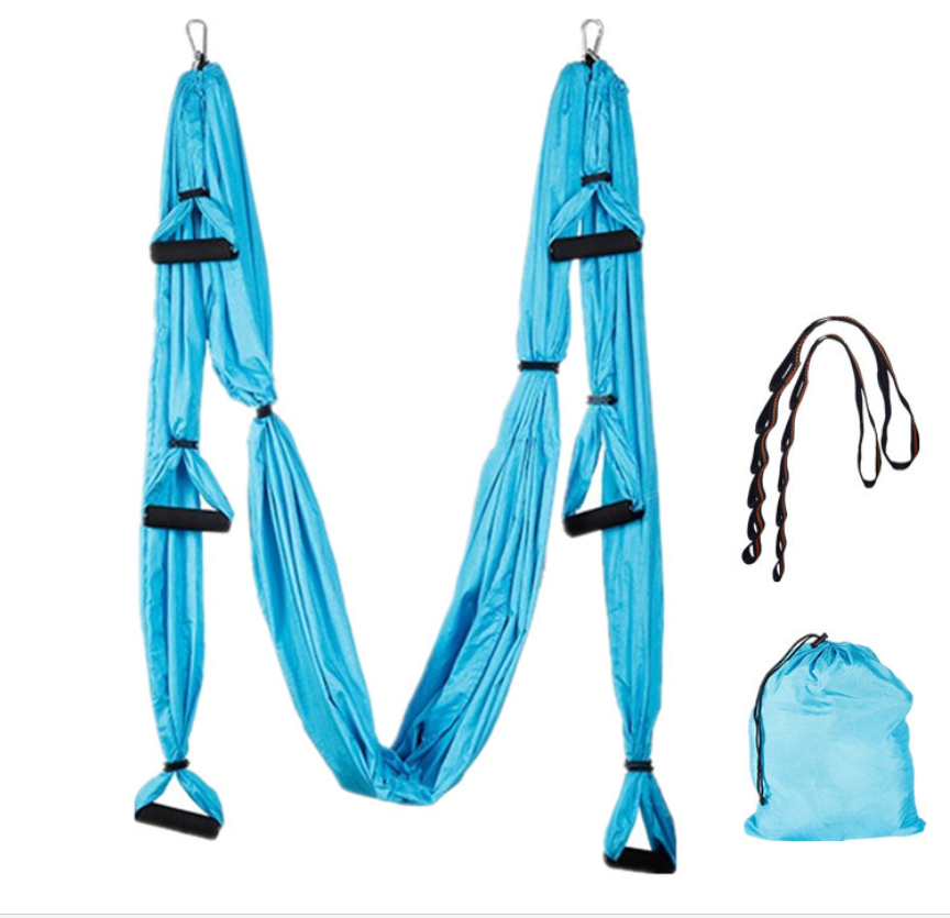 Premium Aerial Yoga Hammock - Aerial Yoga sling Swing Set - Antigravity Aerial Silks - Flying Yoga Sling Inversion Equipment