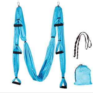 Premium Aerial Yoga Hammock - Aerial Yoga sling Swing Set - Antigravity Aerial Silks - Flying Yoga Sling Inversion Equipment