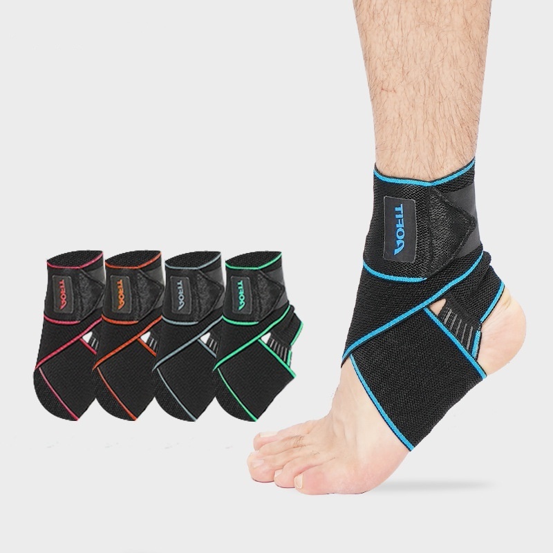 high quality bandage foot sport badminton ankle brace guard wraps protector ankle support strap