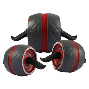 Home Gym Fitness Exercise Ultra-Wide Wheel Automatic Rebound Core Strength Training Abs Workout Equipment Ab Wheel Roller