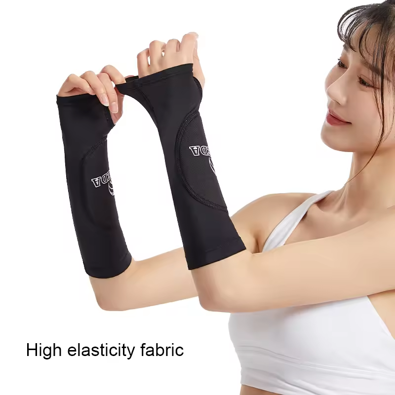 Volleyball Arm Sleeves Passing Forearm Sleeve with Protection Pad and Thumb hole