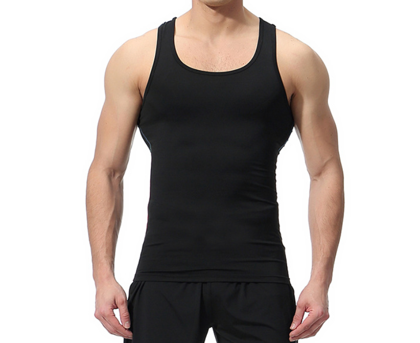 Slimming Body Shaper Chest Compression Shirts Abdomen Slim Vest Waist Trainer Corset Men Tank Top