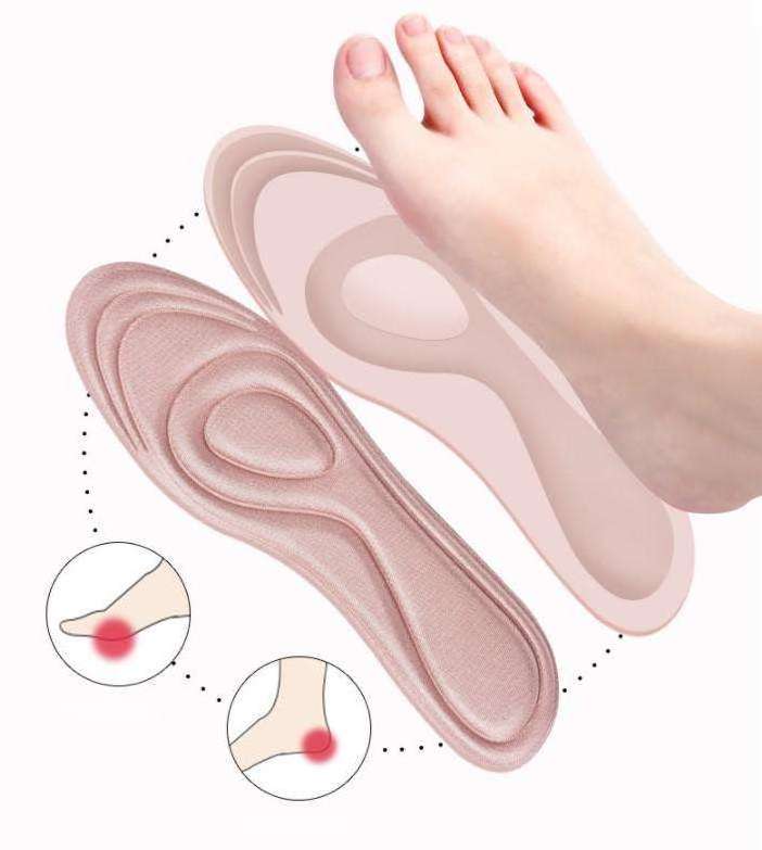 Custom Orthotic Arch Support Shoe inserts Cork Orthopedic Insoles for Serious Flat Feet