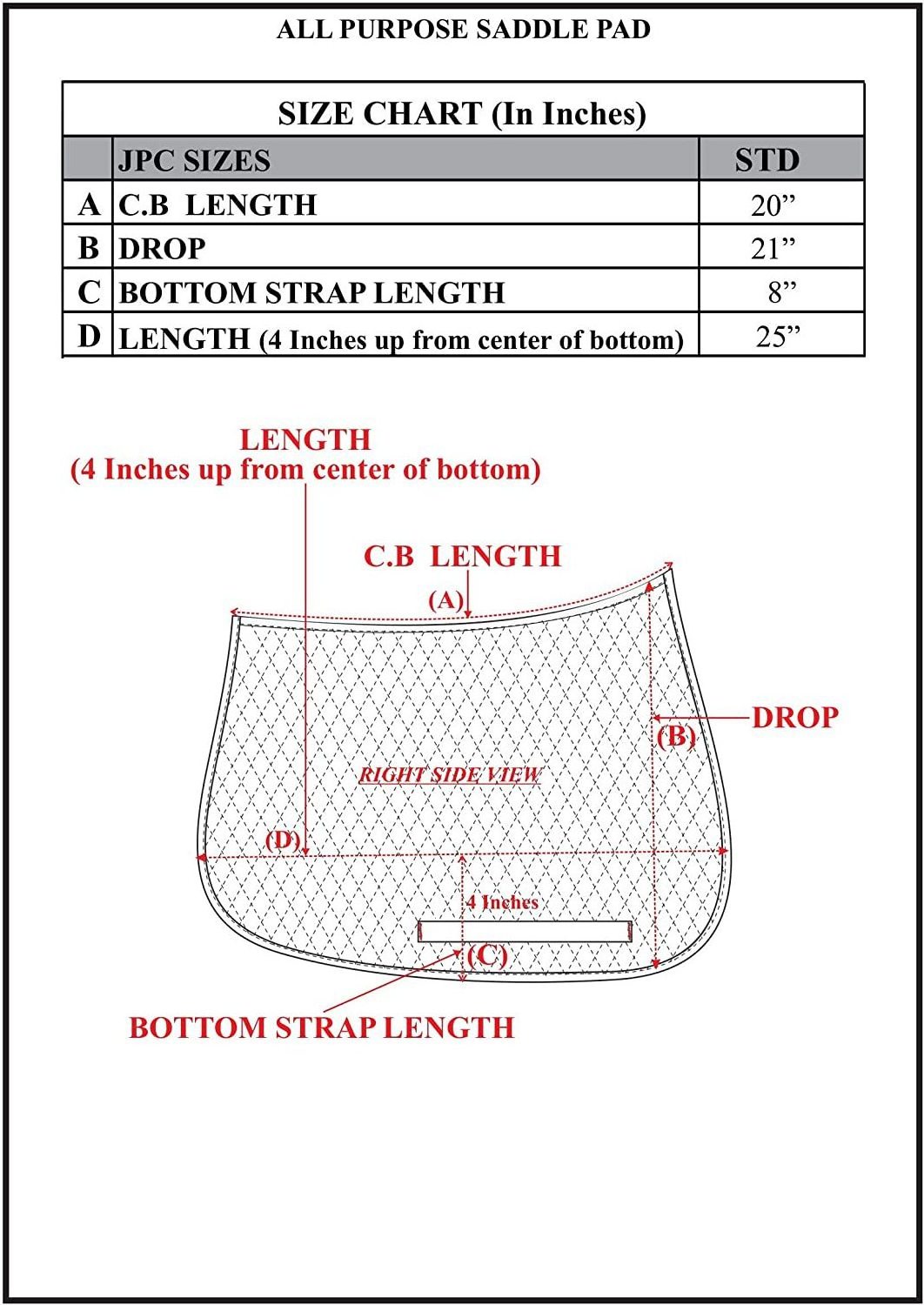 Hot-selling high-quality breathable cotton absorbent pilling shock-absorbing saddle pad