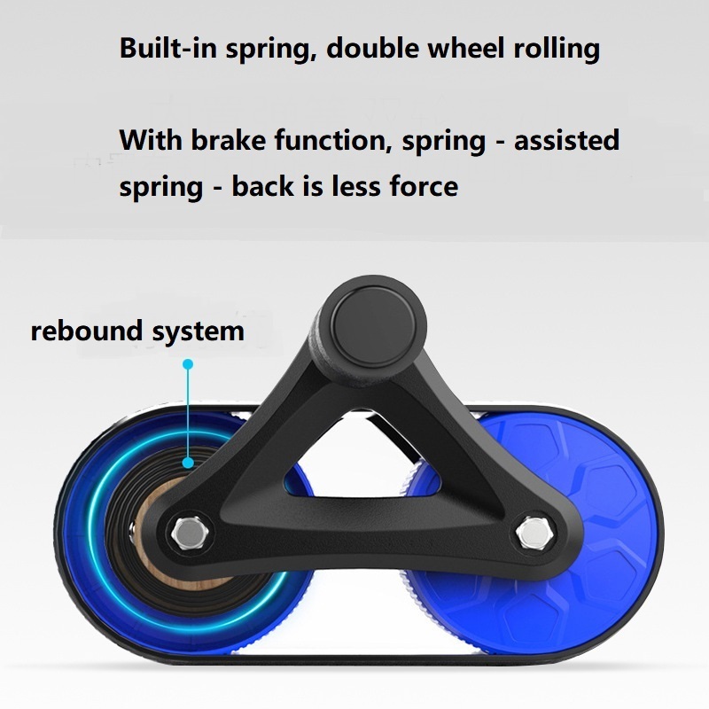 Multifunctional Double-Wheel abs roller Abdomen Mute Home gym Ab Workout Equipment for Core Workout Folding Abdominal Wheel