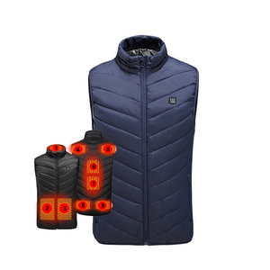 usb smart vest heated suit gilet heating hunting vest for unisex mens women