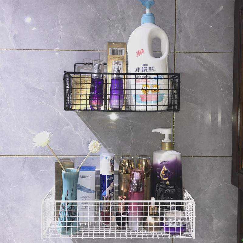 Shower Caddy Shelf Accessories Modern Matte Black Bathroom Corner Shelves Kitchen Wall Shelf Shower Shampoo Storage Rack