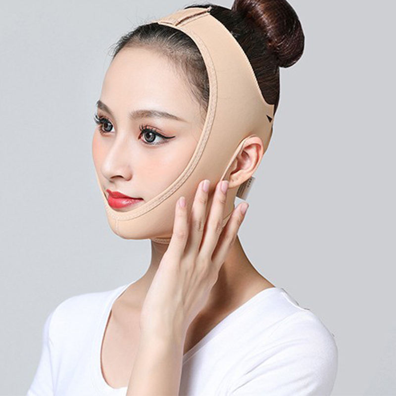 women Reusable V-Line Face tape Slim Eliminates Sagging Lift Up Mask Chin Cheek Slimming Strap Belt Face Shaper Band