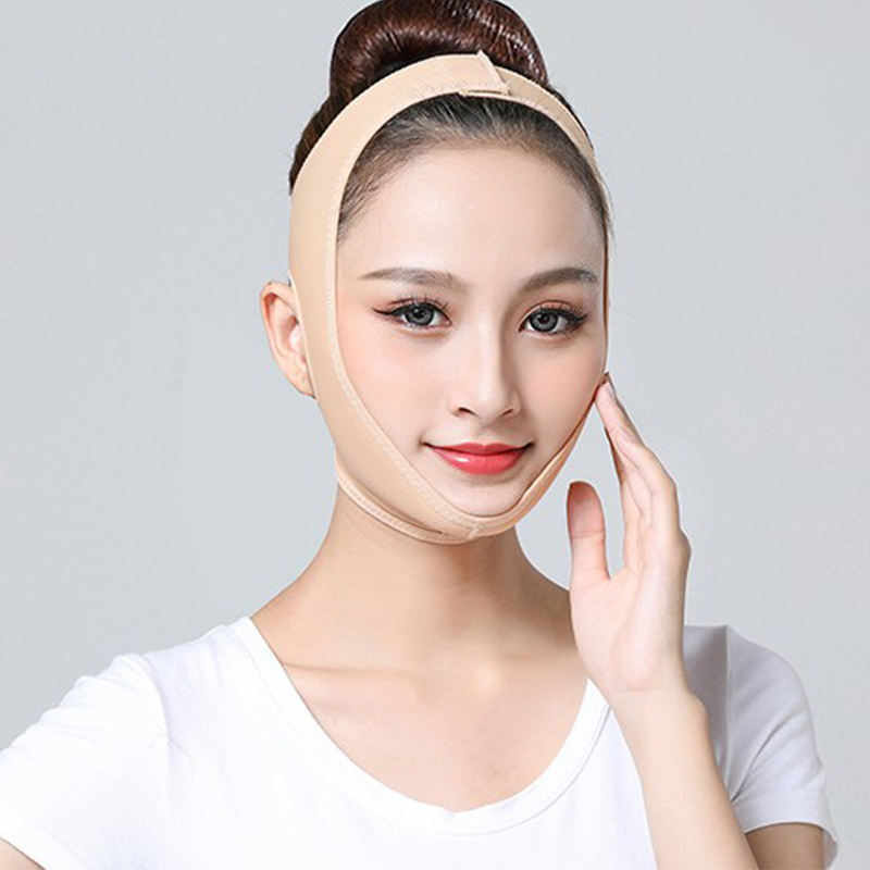 women Reusable V-Line Face tape Slim Eliminates Sagging Lift Up Mask Chin Cheek Slimming Strap Belt Face Shaper Band