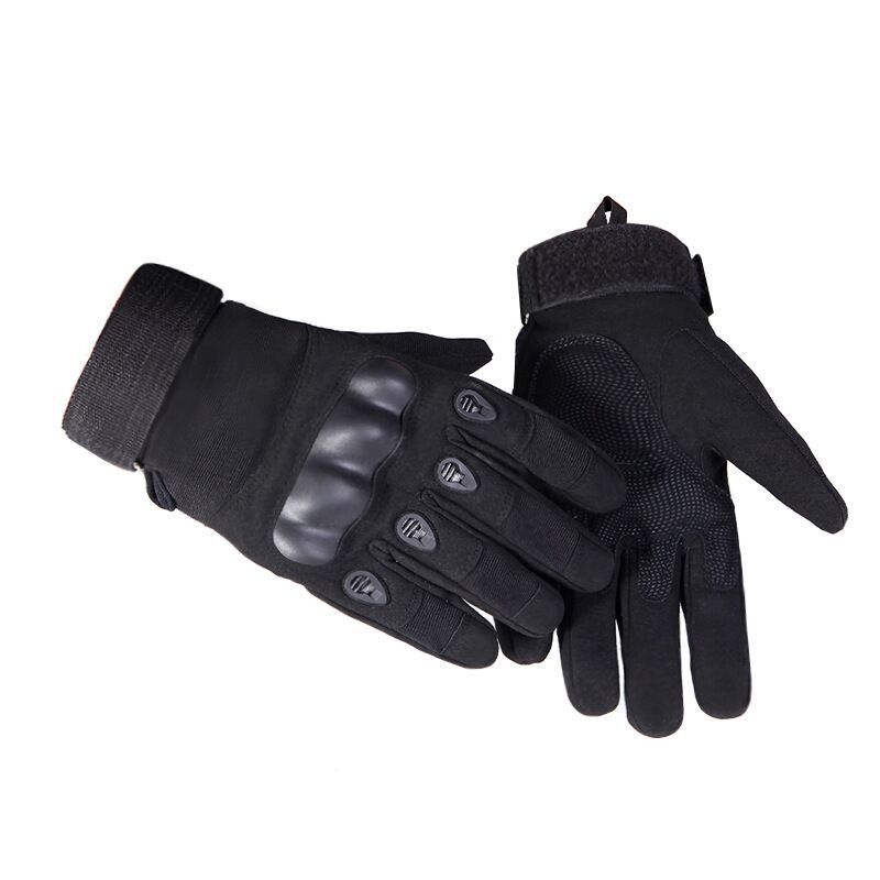 2024 new design leather waterproof cycling gloves black tactical gloves half combat gloves