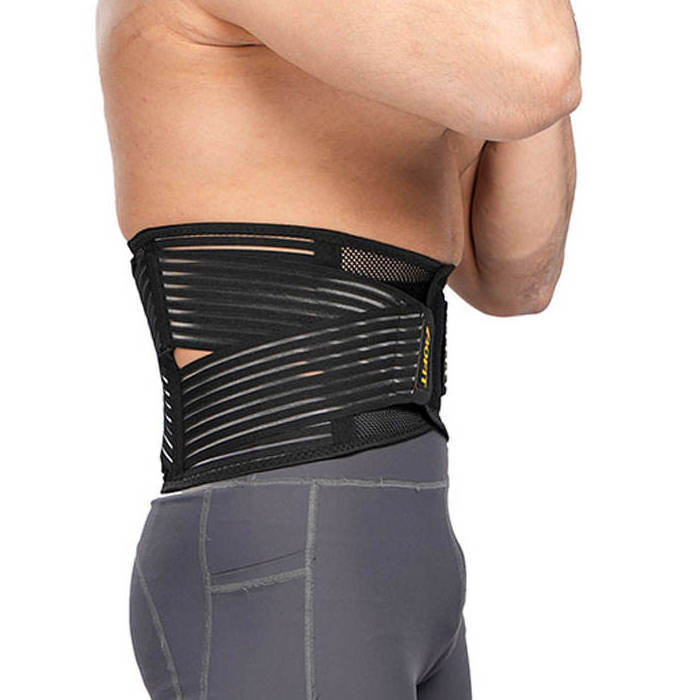 OEM Medical Lumbar traction Kidney Warmer Breathable back Waist lumbar support belt Lower Back Brace