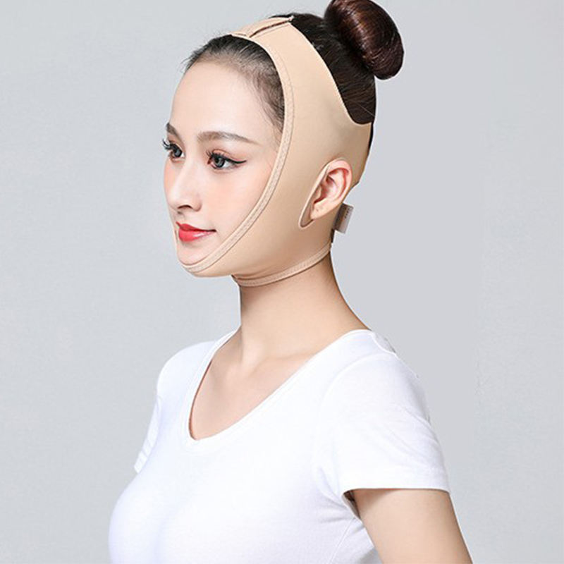 women Reusable V-Line Face tape Slim Eliminates Sagging Lift Up Mask Chin Cheek Slimming Strap Belt Face Shaper Band