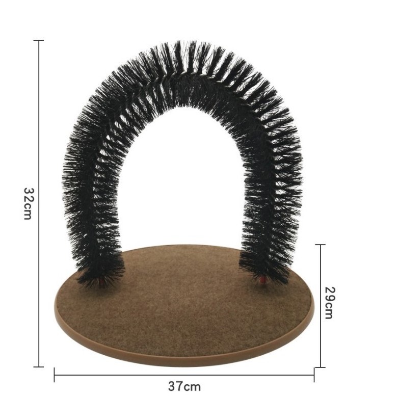 Pet Cat Rubbing Device Arch Massage Brush Antipruritic Rubbing Hair Device Cat Brush Rubbing Hair Brush