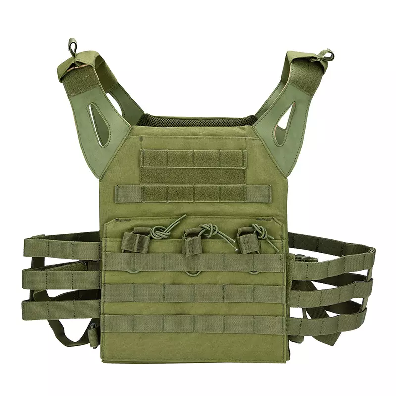 Camouflage Training Green Body Slick Armor Operation Bandolier Multicam Tactical Plate Carrier Hunting Vest