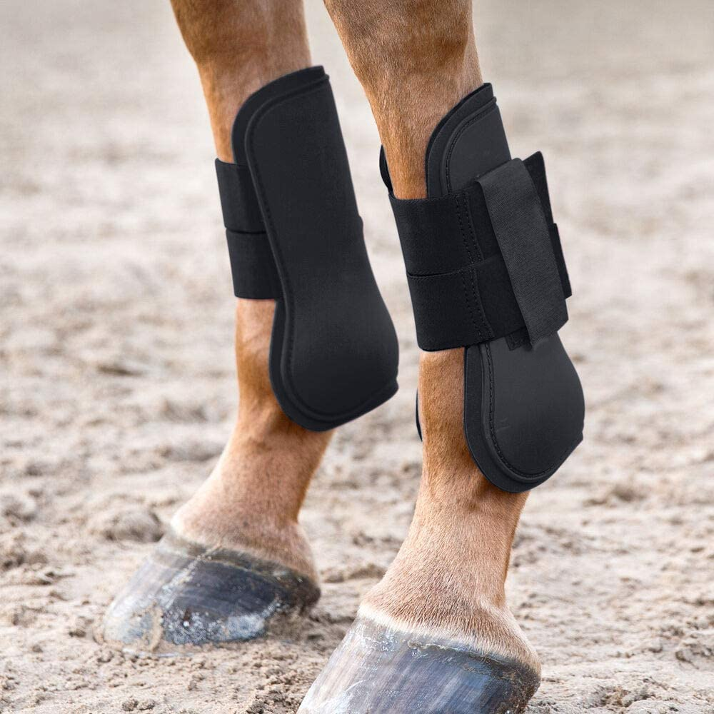 Classic Horse Fetlock Boots Set Horse Equipment tendon boots for horse leg protection brace