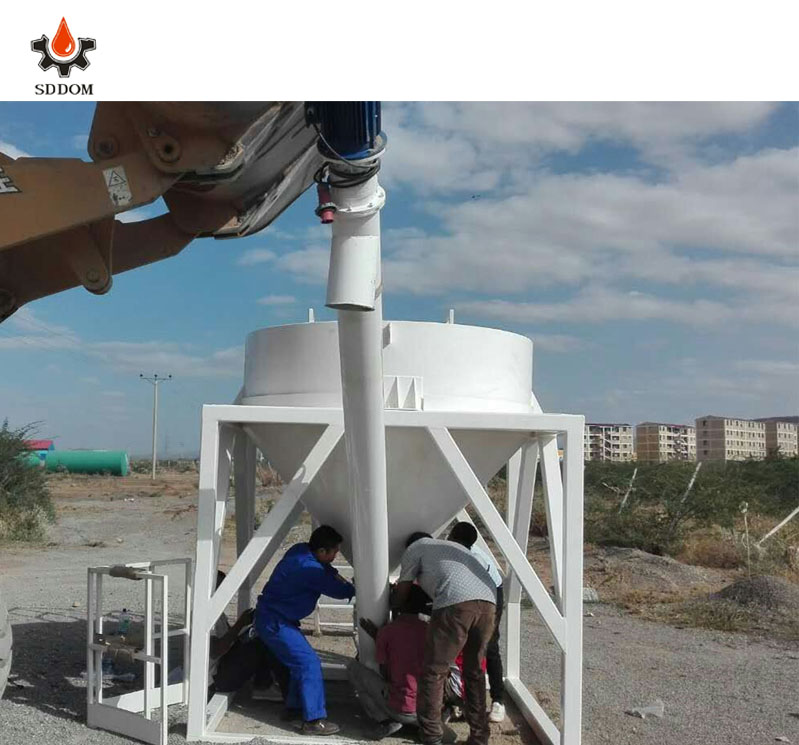 hoppers and iron silo big bag type mini mobile used jumbo bulk cement small cement silo with weighing system