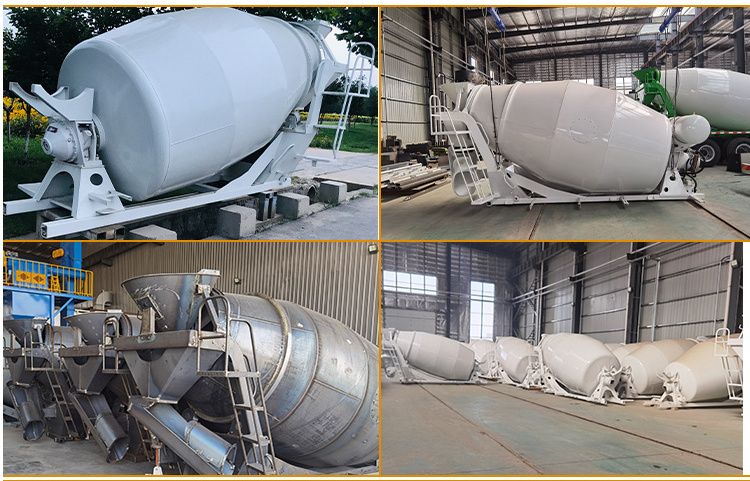 Factory Customization 4 Cubic Yards Concrete mixer truck drum drum Portland mixing Movable concrete transit mixer drum