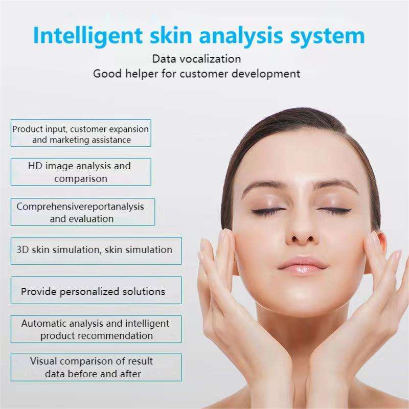 Hot Sale Professional Scan Face Digital 3d Ai Smart Mirror Scanner Facial Skin Analyzer Face Visia Analysis Machine