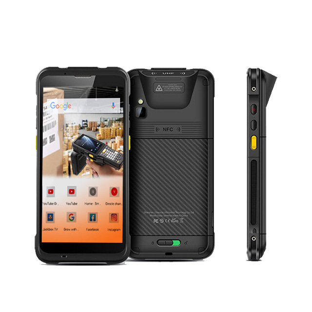 Ip67 5.5inch Rugged Pda Handheld Pda Android 11 Data Collector  2D Barcode Scanner Rfid Fingerprint Industrial Android Pdas