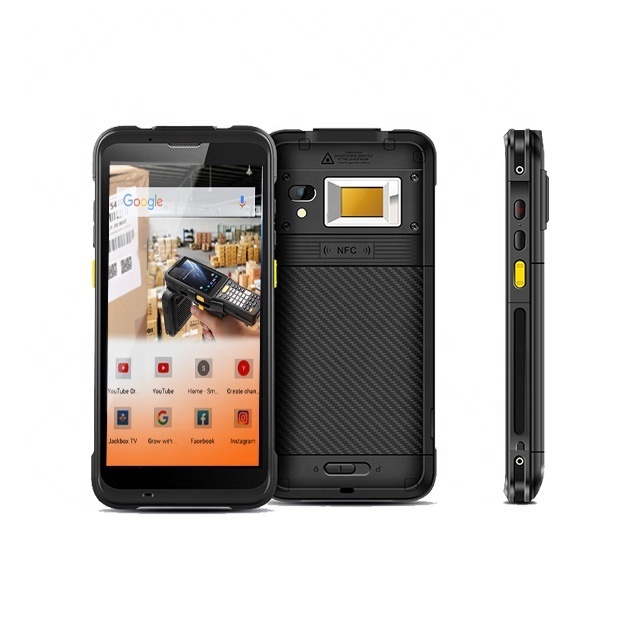 Ip67 5.5inch Rugged Pda Handheld Pda Android 11 Data Collector  2D Barcode Scanner Rfid Fingerprint Industrial Android Pdas