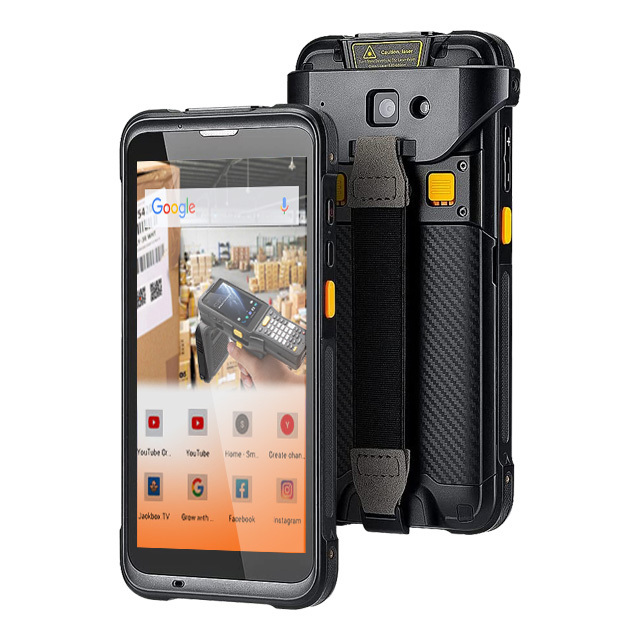 Ip67 5.5inch Rugged Pda Handheld Pda Android 11 Data Collector  2D Barcode Scanner Rfid Fingerprint Industrial Android Pdas