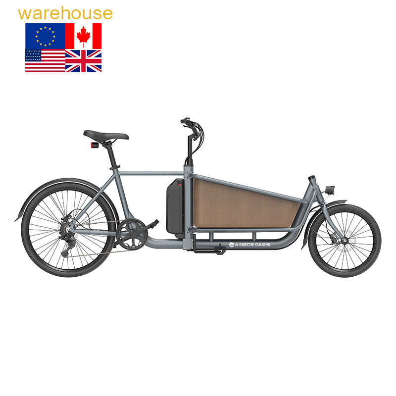 cargo bike electric ADO OASIS 260 Electric Cargo Bicycle e Bike Family  Electric Hybrid City Road Bike Cargo ebike