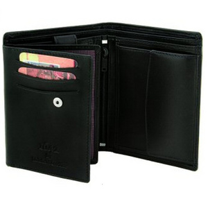 Mens Standard Wallets Size / Western Mens Leather Wallets Made In India / Cheap Price 3 Fold Wallets For Men