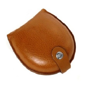 PU Leather Plain Coin Purse / Promotional Small Coin Purses