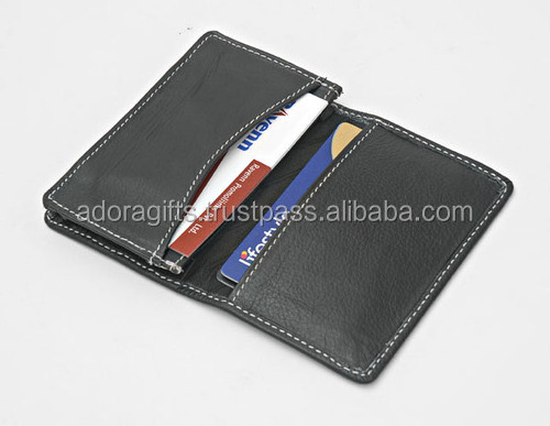 Genuine Leather Business Credit Card Holder Case Women Men card holder wallet Card Package Cover for Women Men Pack Bag