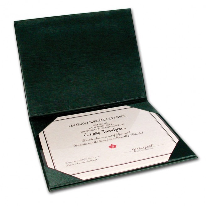 Custom Certificate Holders Leather in A4 / A4 Leather Certificate File Paper Folder/A4 Leather Certificate Cardboard Holder