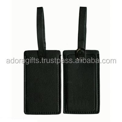 Genuine Leather Luggage Tag / Manufacturer Of Real Leather Luggage Tag / Luggage Tag