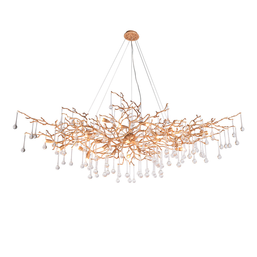 Luxury New Design Warranty 3 Years 110V Copper Chandeliers Pendant Light