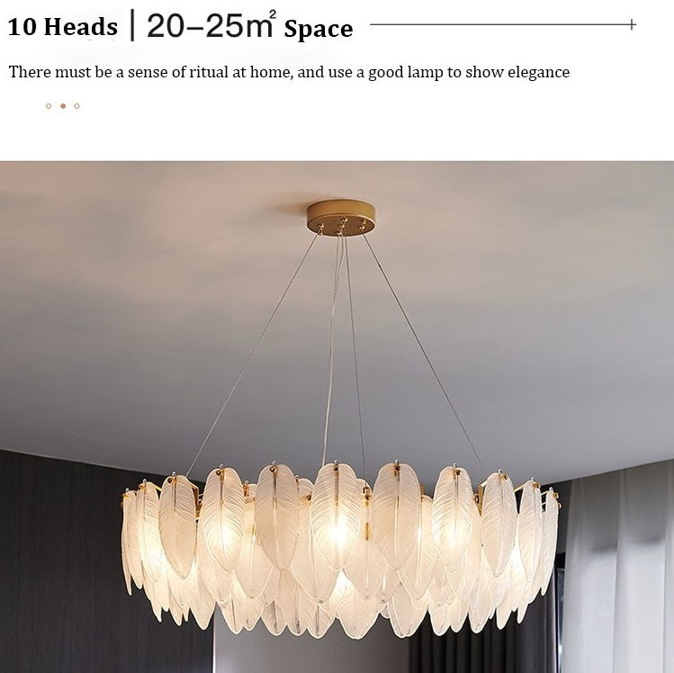 Chain Murano Glass Chrystal K9 Crystal Modern Pendant Light Decorative Minimalist Bangladesh Ceiling Lighting Chandelier