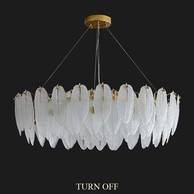 Chain Murano Glass Chrystal K9 Crystal Modern Pendant Light Decorative Minimalist Bangladesh Ceiling Lighting Chandelier