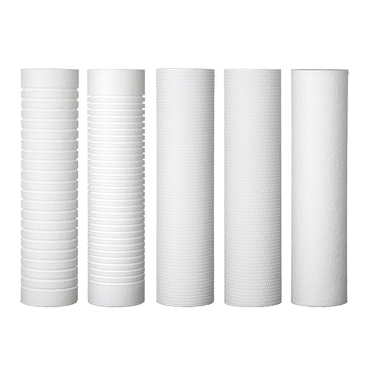 10 Inch Spun Melt Blown Sediment PP Replacement Filters  Cartridges with 1 and 5 micron  (Professional non-standard production)