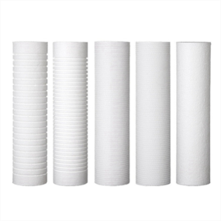 Professional custom 5 Micron Cotton String Wound Water Purifier PP Sediment Filter Cartridge