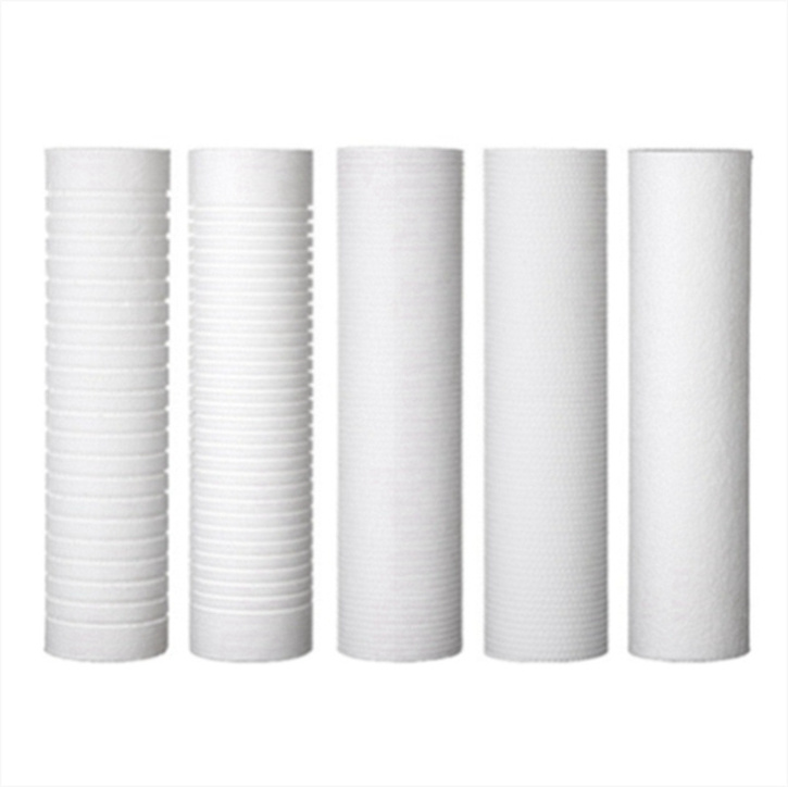 1 3 5 10 Micron PP Polyspun Grooved Sediment Depth Filter Cartridge For RO Security Filtration