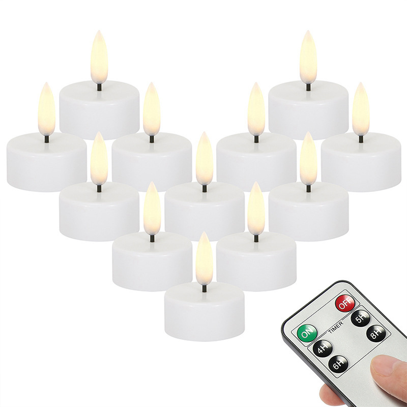 Led Flame Tea Light Candles Creative Lamp Battery Powered Home Wedding Decoration Lighting